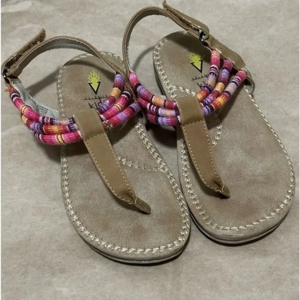CUTE Boho Volatile little Kids Comfortable Arch Support Sandals Size 12
